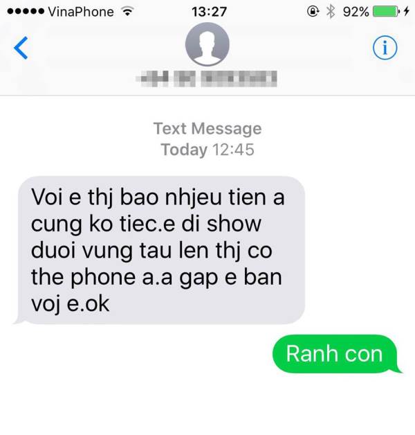 Được mời 'vui vẻ' với giá 20.000 USD, Pha Lê chỉ nhắn lại 1 câu khiến ai cũng choáng - Ảnh 4 Được mời 'vui vẻ' với giá 20.000 USD, Pha Lê chỉ nhắn lại 1 câu khiến ai cũng choáng - Ảnh 4