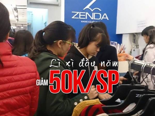 Từ ngày 05 - 06/02/2017 thời trang Zenda lì xì đầu năm giảm 50K/SP - Ảnh 1 Từ ngày 05 - 06/02/2017 thời trang Zenda lì xì đầu năm giảm 50K/SP - Ảnh 1