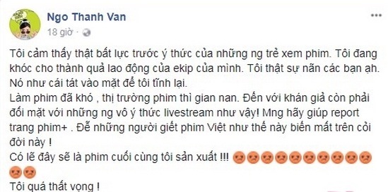 Vụ livestream phim 'Cô Ba Sài Gòn': Đọc tin nhắn nam thanh niên gửi cho Ngô Thanh Vân mà ngỡ ngàng - Ảnh 2