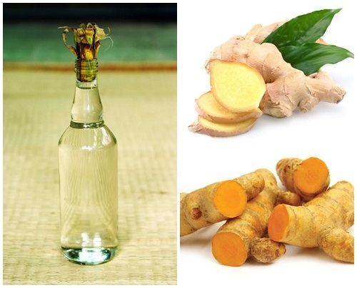 Thay da đổi thịt với bí quyết làm đẹp sau sinh bằng nghệ - Ảnh 4 Làm đẹp vòng 2 với rượu nghệ gừng là bí quyết làm đẹp sau sinh bằng nghệ đơn giản tại nhà