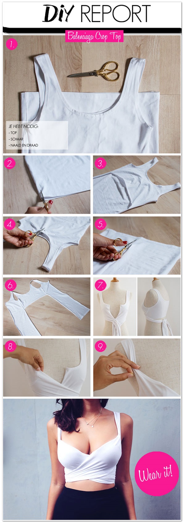 Mẹo cực độc 'hô biến' áo thun cũ thành áo croptop cho bạn gái diện hè - Ảnh 4 Mẹo cực độc 'hô biến' áo thun cũ thành áo croptop cho bạn gái diện hè - Ảnh 4