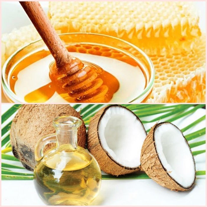 Cách làm đẹp da mặt bằng dầu dừa kết hợp với mật ong và lòng trắng trứng giúp da mịn màng, xóa mờ thâm nám