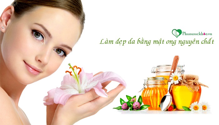 Cách làm đẹp da mặt bằng mật ong nguyên chất.