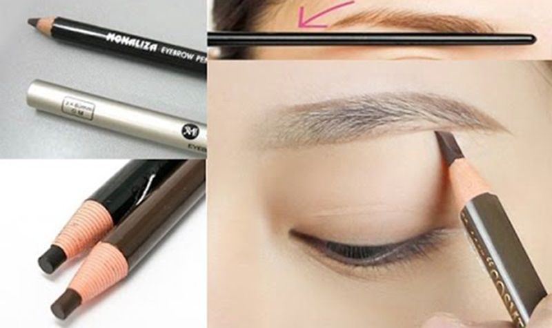 Cách trang điểm lông mày Hàn Quốc giúp bạn gái xinh lung linh - Ảnh 3 Chọn màu chì kẻ phù hợp với màu mắt và tóc để lông mày thanh thoát hơn