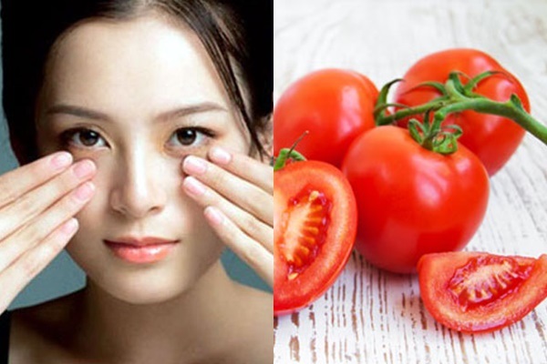 Cà chua giúp trị thâm quầng mắt hiệu quả và an toàn