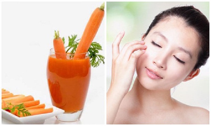 Chăm sóc da mặt nhờn bằng mặt nạ nước ép cà rốt và cam