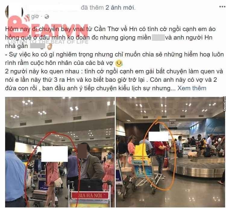 Đi máy bay gặp gái xinh, người đàn ông 'một vợ hai con' xin số điện thoại hẹn gặp ở nhà nghỉ - Ảnh 3 Đi máy bay gặp gái xinh, người đàn ông 'một vợ hai con' xin số điện thoại hẹn gặp ở nhà nghỉ - Ảnh 3