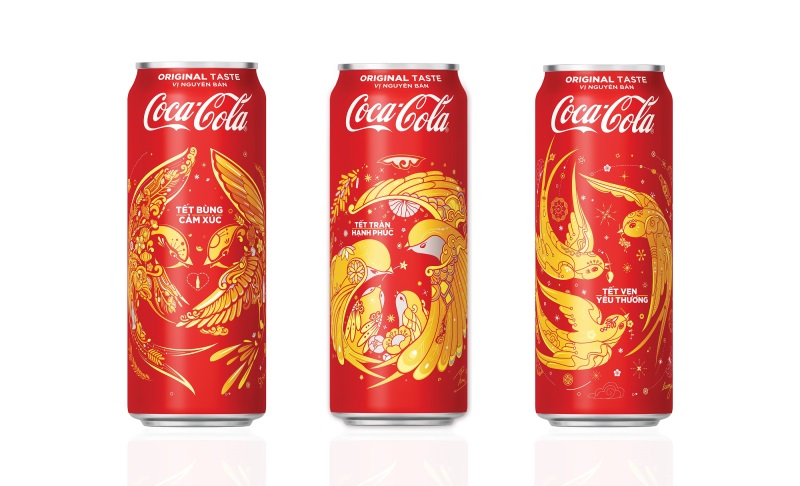 Hợp tác với các họa sĩ trẻ đương đại, Coca-Cola tung 3 mẫu bao bì độc đáo chào đón Tết 2018 - Ảnh 1
