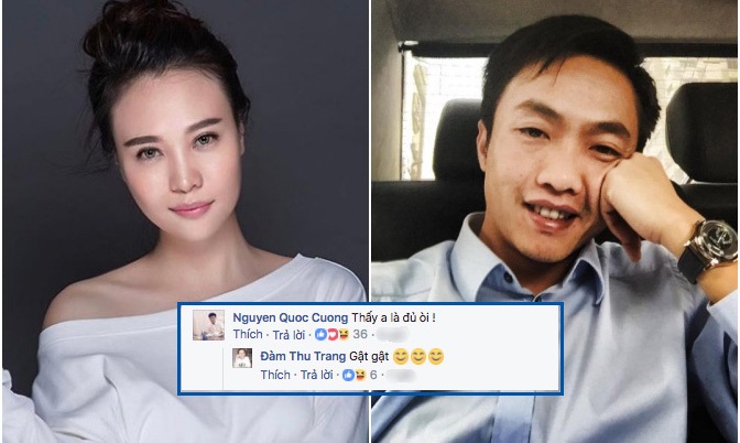 Cường Đô La thông báo 'đã đính hôn' với Đàm Thu Trang trên Facebook