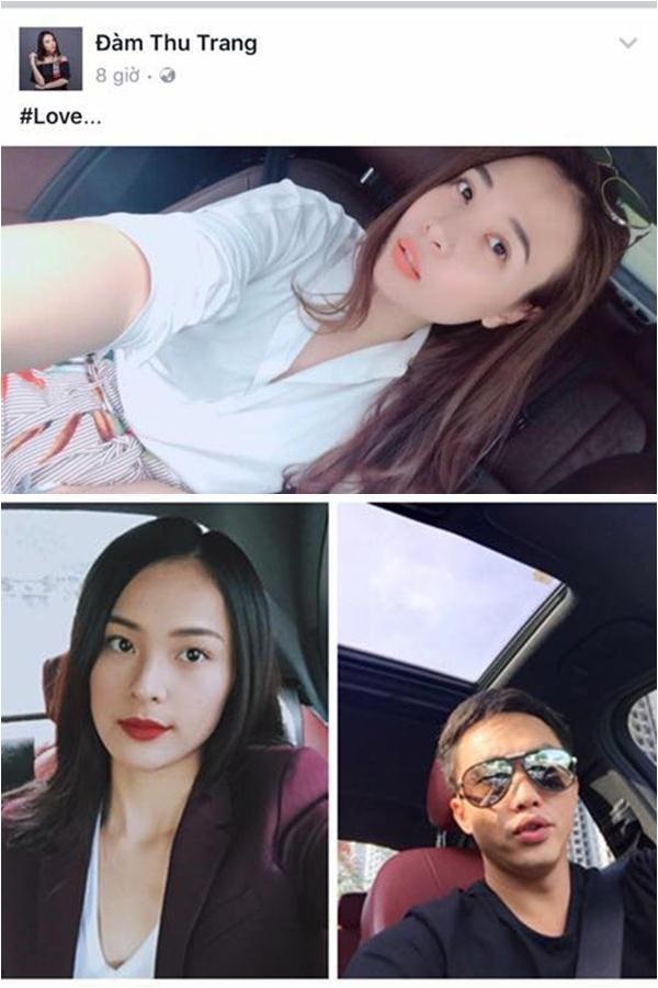 Cường Đô La thông báo 'đã đính hôn' với Đàm Thu Trang trên Facebook
