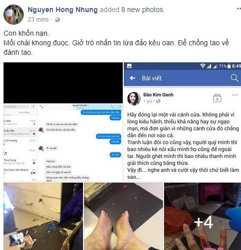 Sau ồn ào với vợ Xuân Bắc, dân mạng sốc khi phát hiện trên Facebook Kim Oanh toàn ảnh 18+ - Ảnh 1