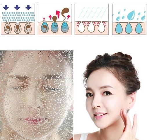 Da căng mịn, sạch nhờn sau 15 phút với nước khoáng có ga