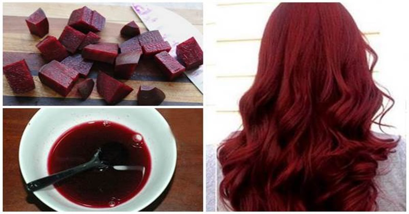 Nguyên liệu để nhuộm tóc tự nhiên màu nâu đỏ