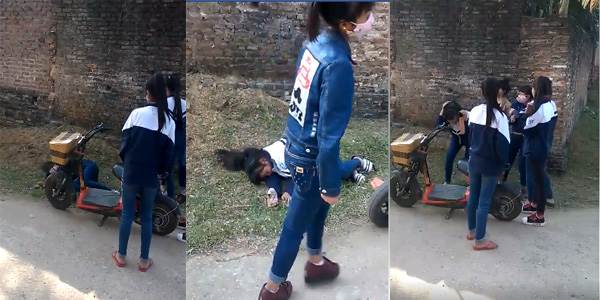 Nữ sinh dùng gạch đập vào đầu bạn ở Bắc Giang: Do mâu thuẫn trên facebook - Ảnh 1