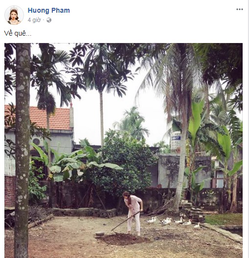BTC Hoa hậu Hoàn vũ bị chỉ trích vô cảm: Host Phạm Hương lặng lẽ về quê cuốc đất khiến ai cũng bất ngờ - Ảnh 1