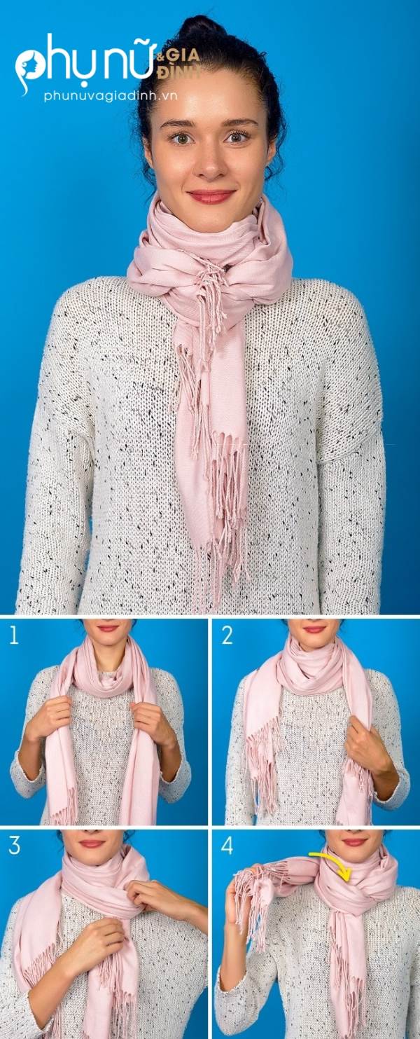1001 kiểu thắt khăn siêu đẹp bạn nên lưu lại ngay để dùng trong mùa đông - Ảnh 3