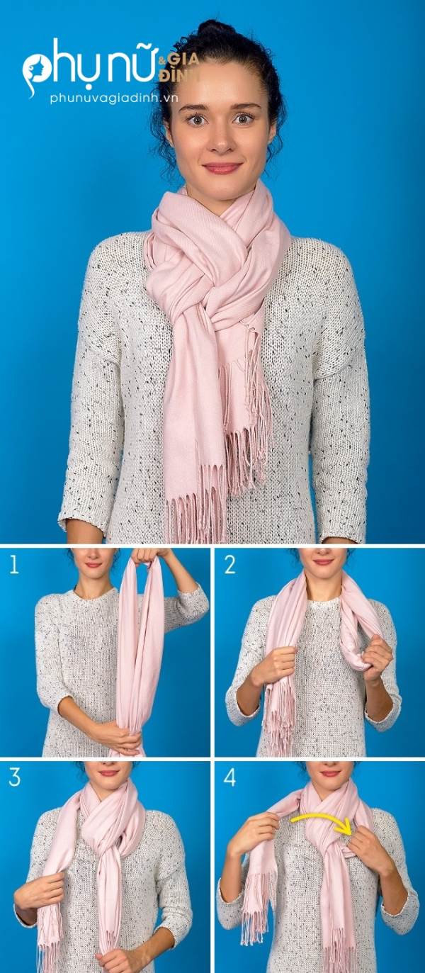 1001 kiểu thắt khăn siêu đẹp bạn nên lưu lại ngay để dùng trong mùa đông - Ảnh 4