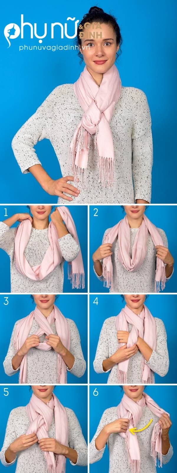 1001 kiểu thắt khăn siêu đẹp bạn nên lưu lại ngay để dùng trong mùa đông - Ảnh 5