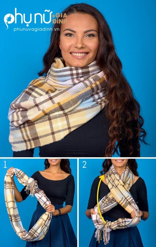 1001 kiểu thắt khăn siêu đẹp bạn nên lưu lại ngay để dùng trong mùa đông - Ảnh 7