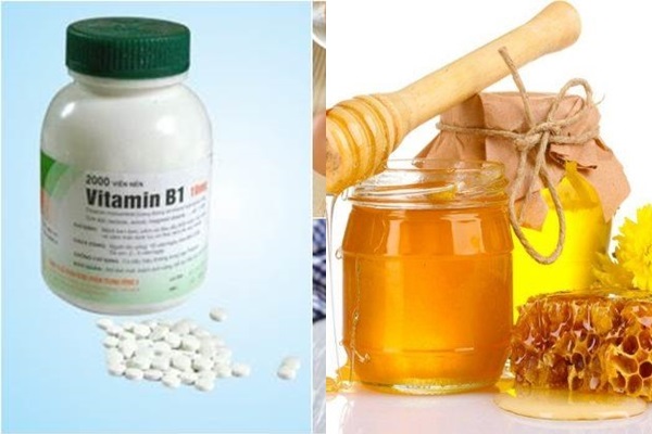 Kết hợp mật ong và vitamin b1 tắm trắng da