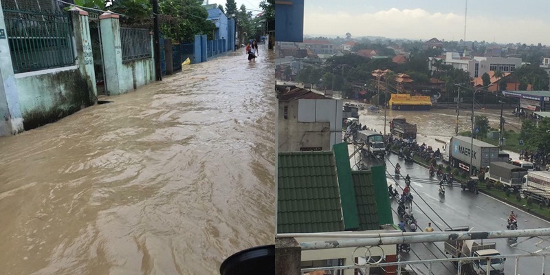 Ảnh hưởng bão số 10: Sài Gòn - Biên Hòa phố hóa thành sông - Ảnh 5