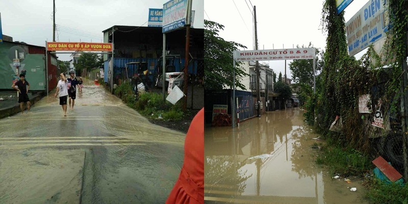 Ảnh hưởng bão số 10: Sài Gòn - Biên Hòa phố hóa thành sông - Ảnh 2