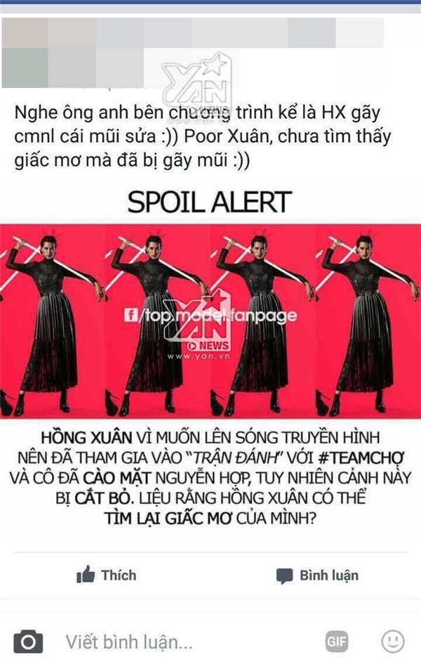 Thực hư chuyện Hồng Xuân rời Vietnam’s Next Top Model vì bị đánh gãy mũi tại nhà chung - Ảnh 3