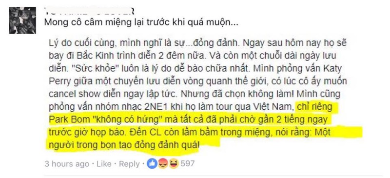 Không chỉ chê Ariana Grande đỏng đảnh mà còn móc mỉa 2NE1, MC Thùy Minh khiến fan tức giận  - Ảnh 3