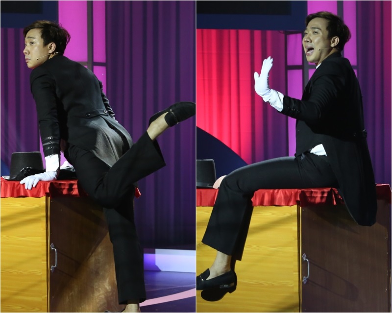 Cố tình chơi khăm đồng nghiệp, Trấn Thành bị rách cả quần