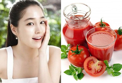 Mẹo làm trắng da nhanh nhất với nước ép cà chua Mẹo làm trắng da nhanh nhất với nước ép cà chua