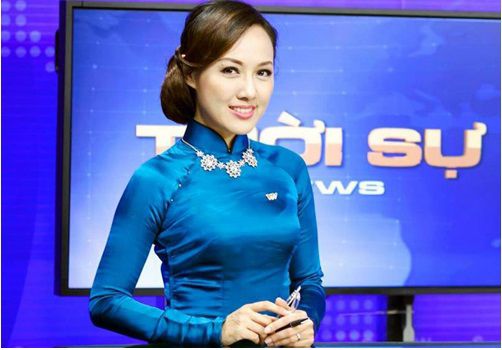 Dàn nữ biên tập viên của nhà đài xinh đẹp như thế này thì chắc ngày nào cũng phải xem tivi thôi - Ảnh 2 BTV Hoài Anh