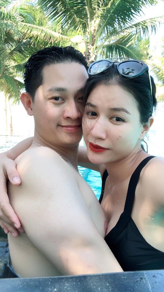 ‘Bỏng mắt’ khi xem loạt ảnh Trang Trần và chồng Việt kiều tình tứ giữa bể bơi - Ảnh 8