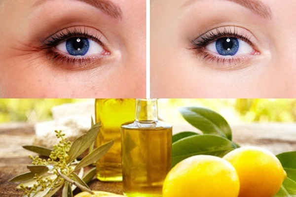 Tri thâm quầng mắt công hiệu hơn khi dùng dầu oliu và chanh