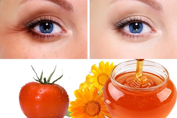 Cách điều trị thâm quầng mắt hiệu quả với mật ong và cà chua